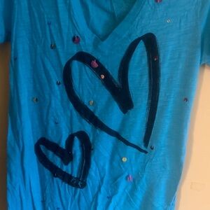 Pink Victoria’s Secret Heart Shirt